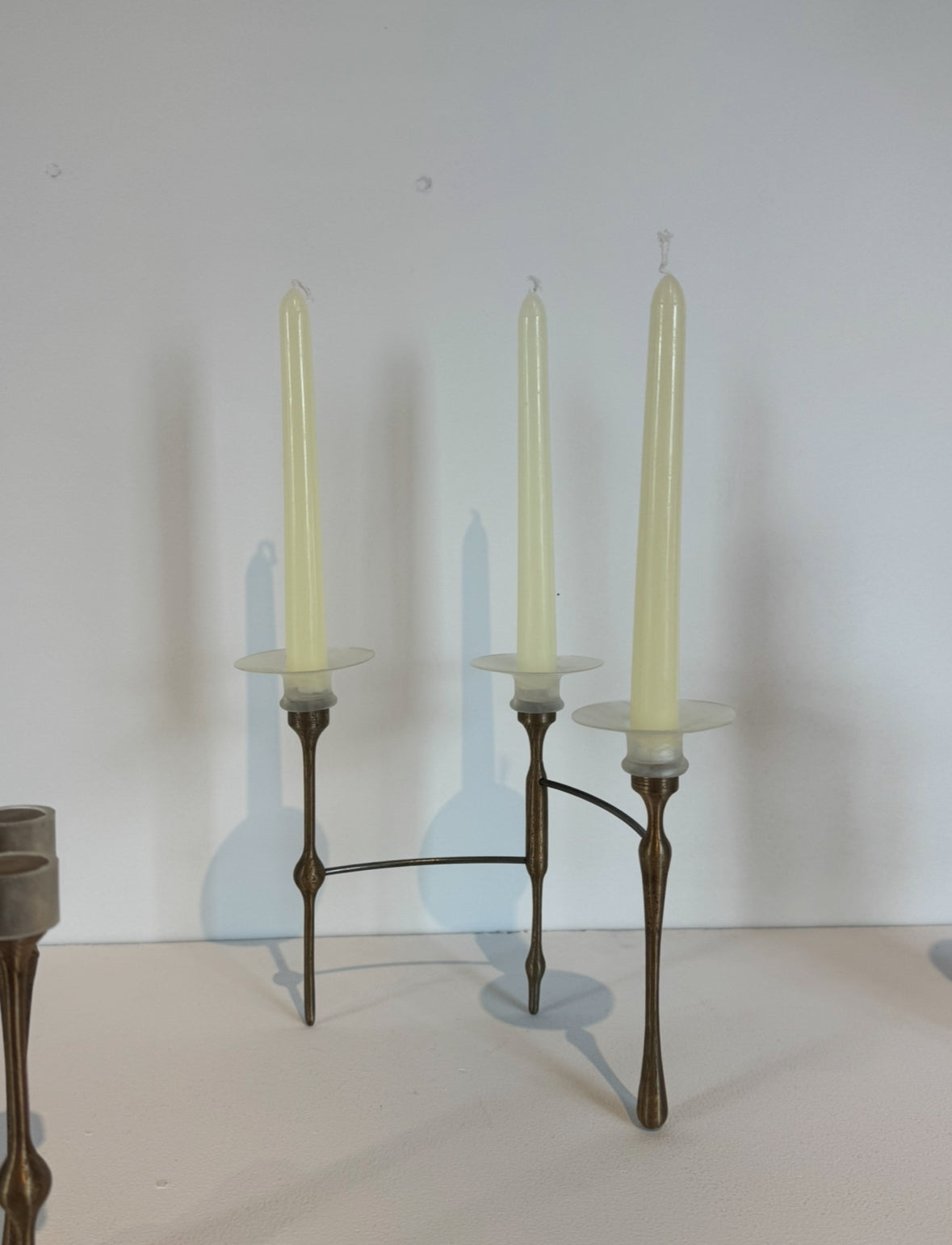 Bronze candle stick holders